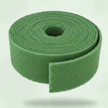 Schleifvlies - Reinigungsvlies 10 Meter x 100 mm Korn 320 Schleifvliesrolle Grün